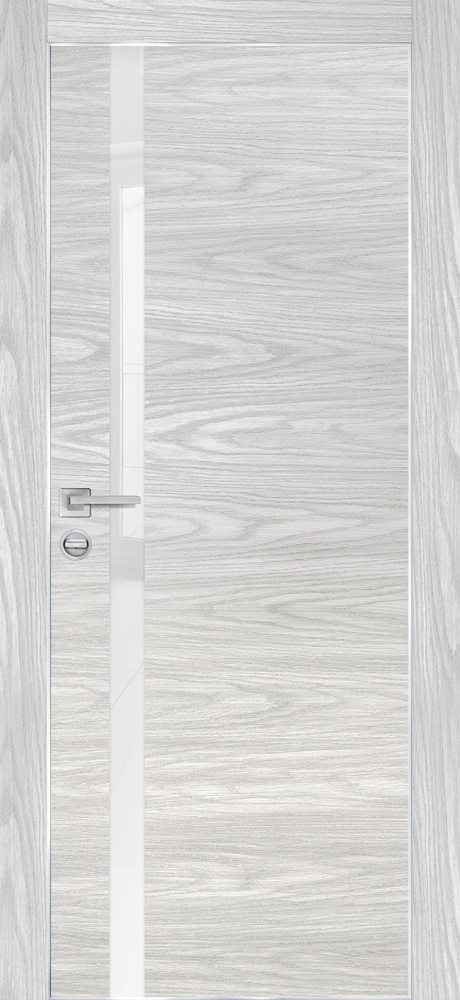 Фото Межкомнатная дверь PX-8  AL кромка с 4-х ст. Дуб скай бежевый